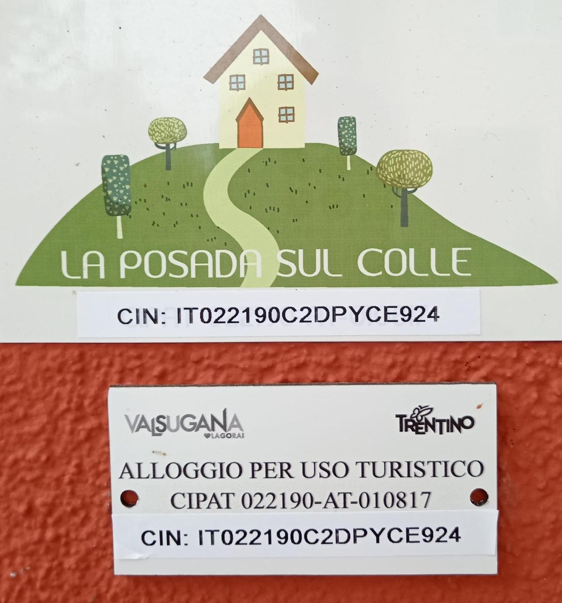 La Posada Sul Colle Tenna Bagian luar foto